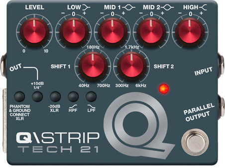 TECH 21 NYC Q\STRIP DUAL PARAMETRIC EQ INSTRUMENT D.I. CHANNEL STRIP ($269 USD)