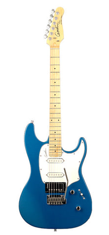 Godin Session Electric Guitar - Electric Blue High Gloss/Maple