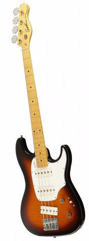 Godin Shifter Electric Bass Guitar - Vintage Burst Flame/Maple
