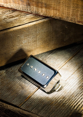 LOLLAR NOVEL 90 STYLE 10-304-1113-21 SINGLE COIL FOR HB BRIDGE MATTE BLACK / NICKEL PICKUP ($150 USD)
