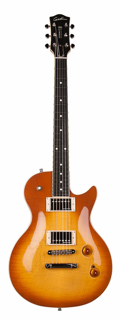 Godin Summit Classic Carved Top HB Electric Guitar - Creme Brulee